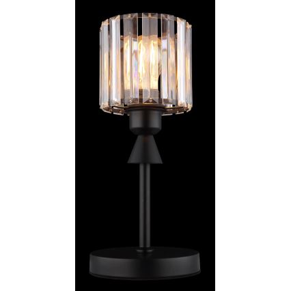 Globo - Galda lampa 1xE27/60W/230V d. 15 cm melna