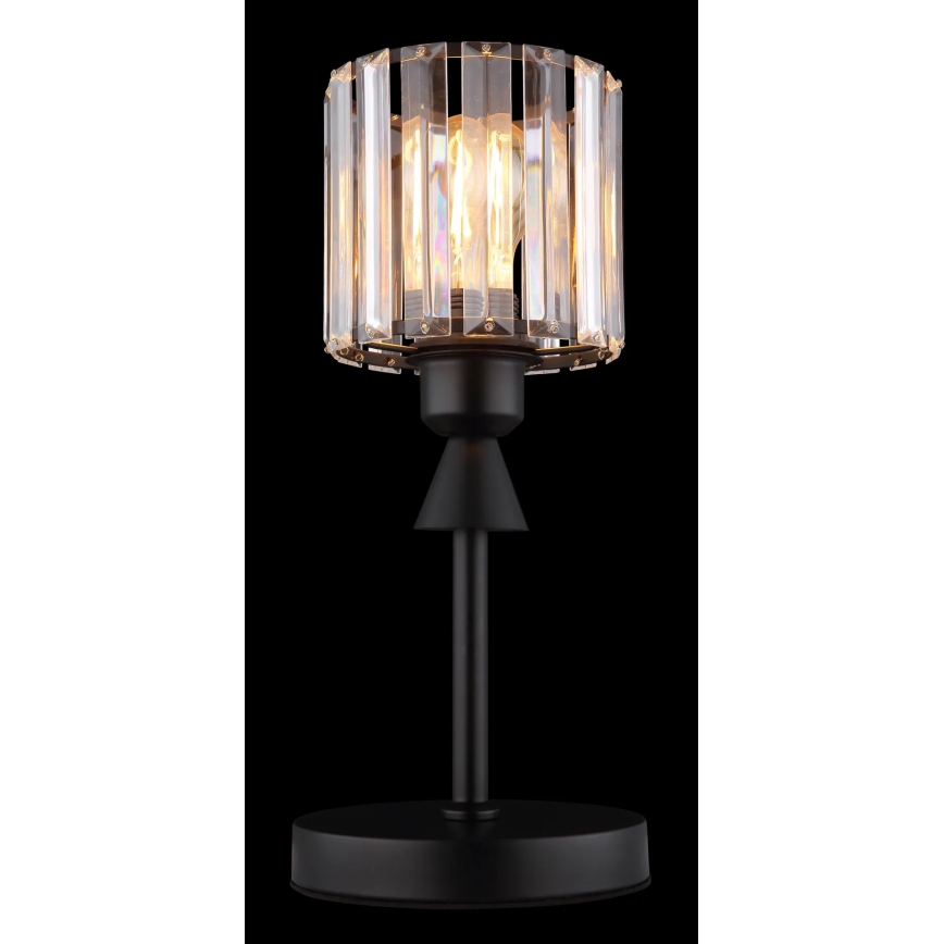 Globo - Galda lampa 1xE27/60W/230V d. 15 cm melna
