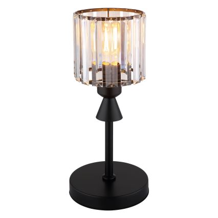 Globo - Galda lampa 1xE27/60W/230V d. 15 cm melna