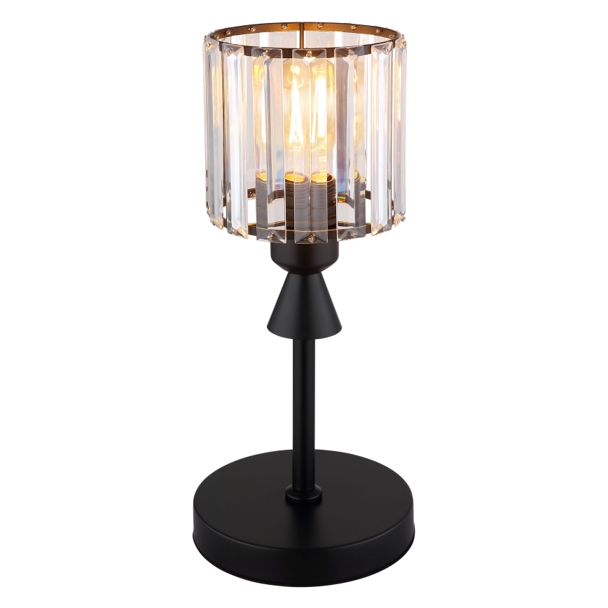 Globo - Galda lampa 1xE27/60W/230V d. 15 cm melna