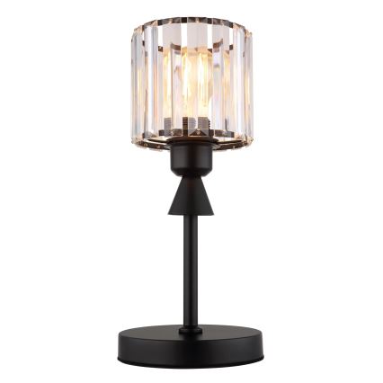 Globo - Galda lampa 1xE27/60W/230V d. 15 cm melna