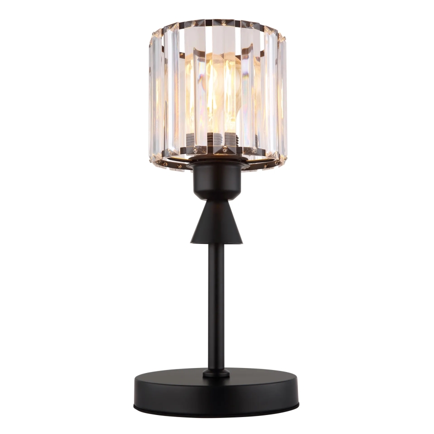 Globo - Galda lampa 1xE27/60W/230V d. 15 cm melna