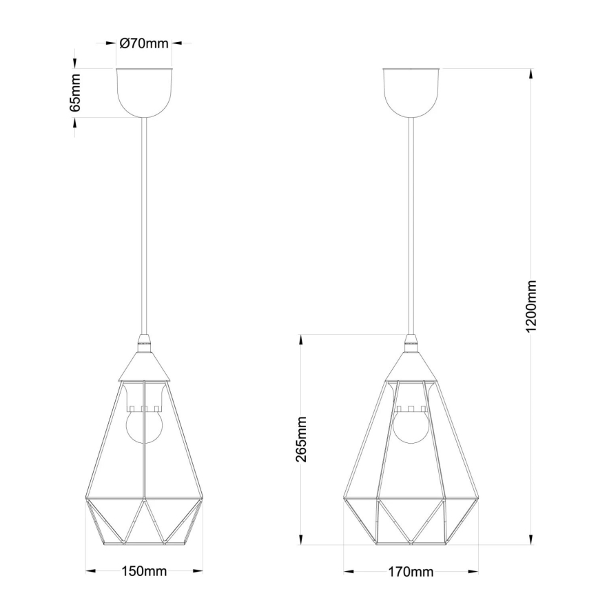Globo - Lustra ar auklu 1xE27/60W/230V d. 17 cm