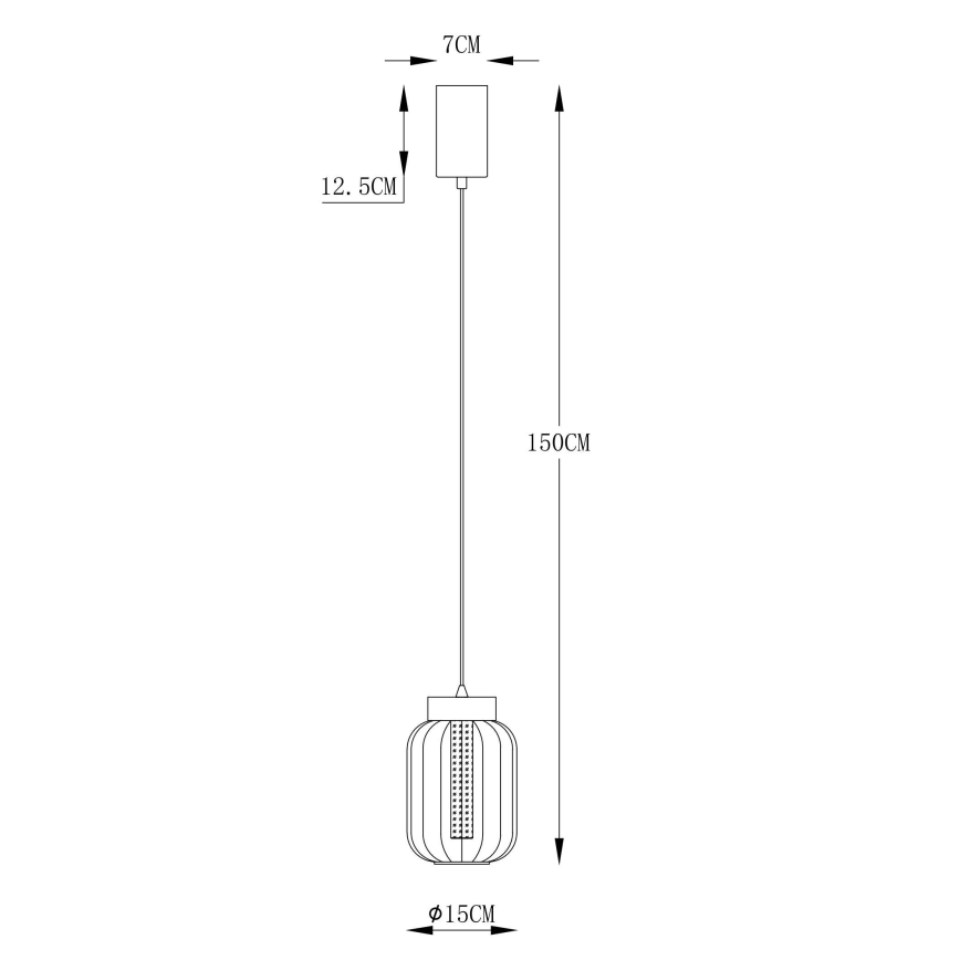 Globo - LED Lustra ar auklu LED/8W/230V