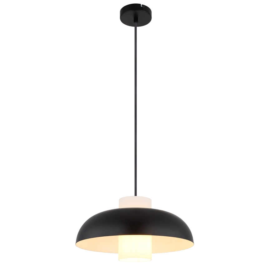 Globo - Pakaramais lukturis uz vada 1xE27/60W/230V melns