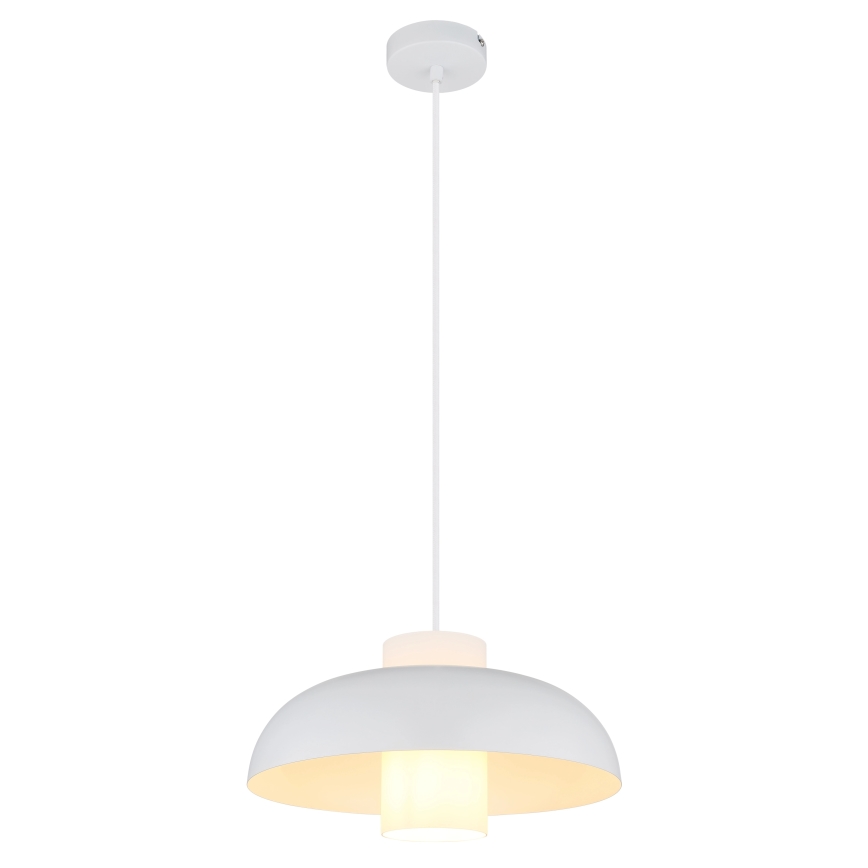 Globo - Pakaramā lampa ar vadu 1xE27/60W/230V balta