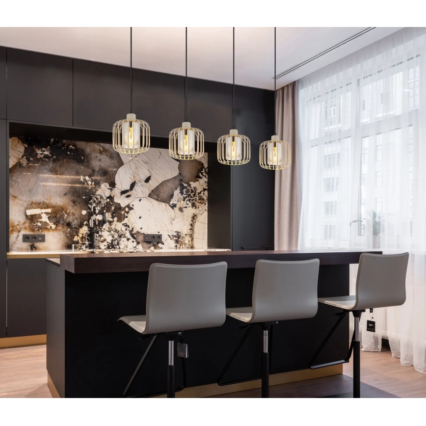 Globo - Karājamā lustra uz troses 4xE27/40W/230V