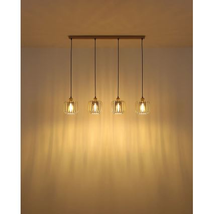 Globo - Karājamā lustra uz troses 4xE27/40W/230V