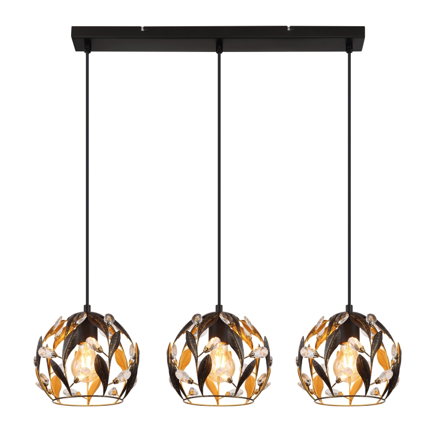 Globo - Piekaramā lampa uz kabeļa 3xE27/40W/230V