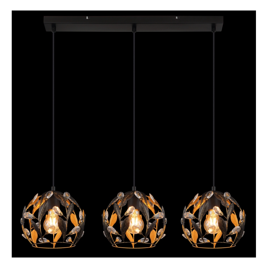 Globo - Piekaramā lampa uz kabeļa 3xE27/40W/230V