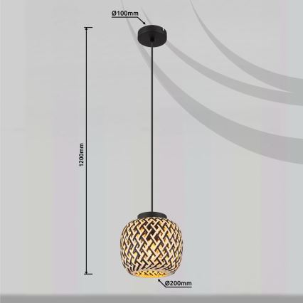 Globo 15766H - Lustra ar auklu COLLY 1xE27/15W/230V d. 20 cm