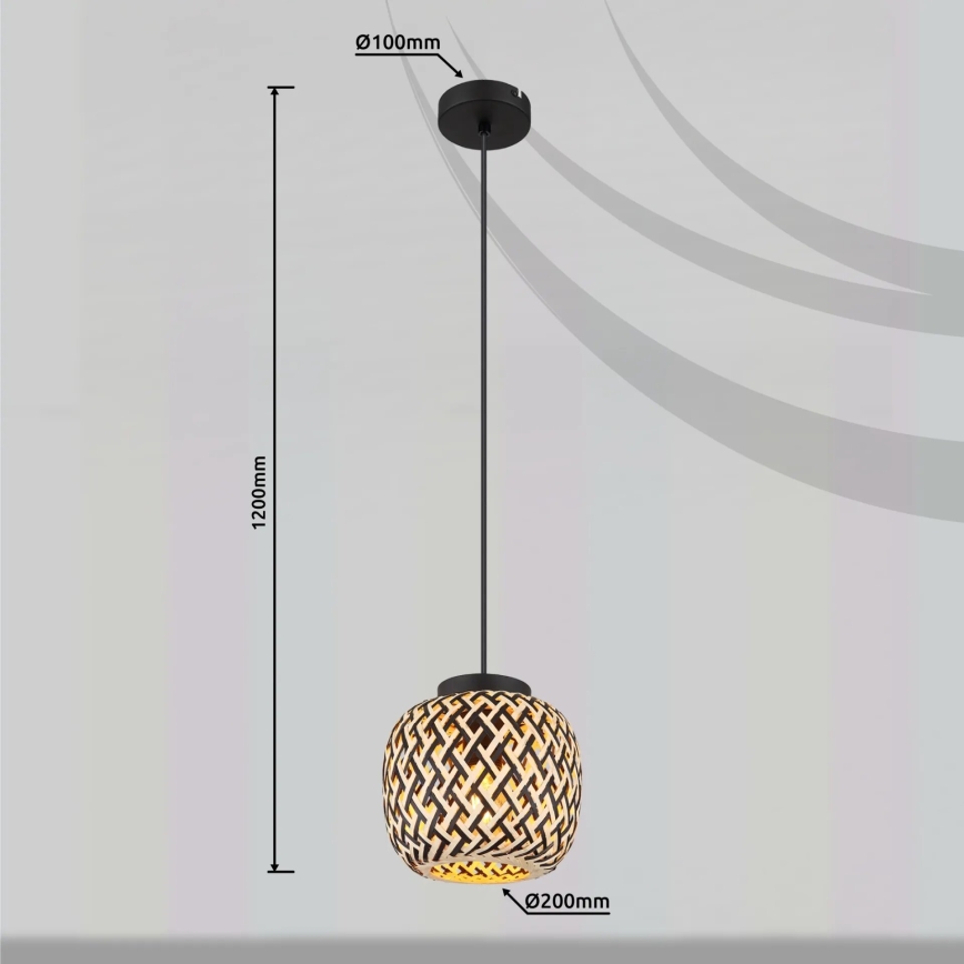 Globo 15766H - Lustra ar auklu COLLY 1xE27/15W/230V d. 20 cm