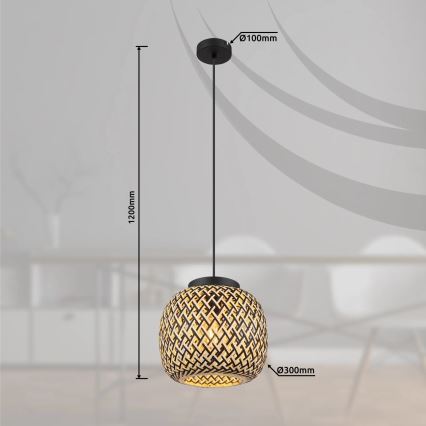 Globo 15766H1 - Lustra ar auklu COLLY 1xE27/15W/230V d. 30 cm