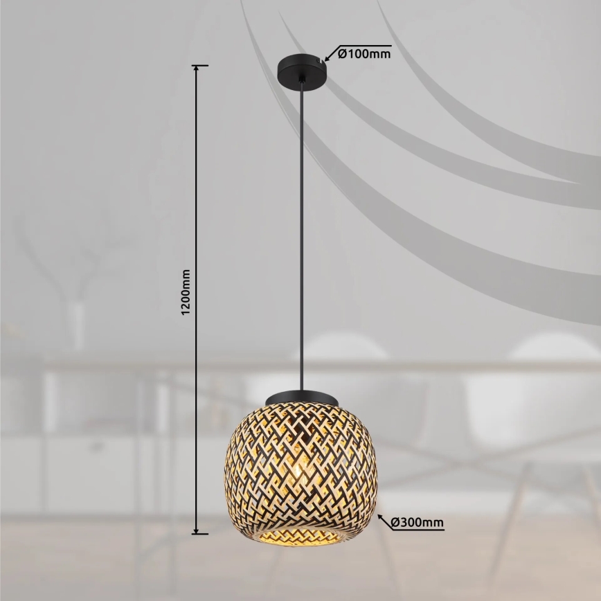 Globo 15766H1 - Lustra ar auklu COLLY 1xE27/15W/230V d. 30 cm
