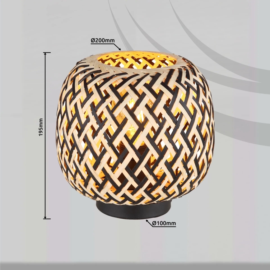 Globo 15766T - Galda lampa COLLY 1xE27/15W/230V