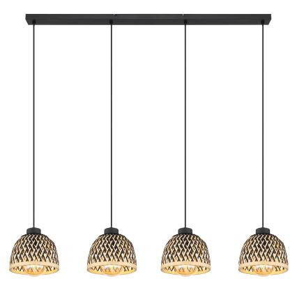 Globo 15767-4 - Starmetis COLLY 4xE27/15W/230V