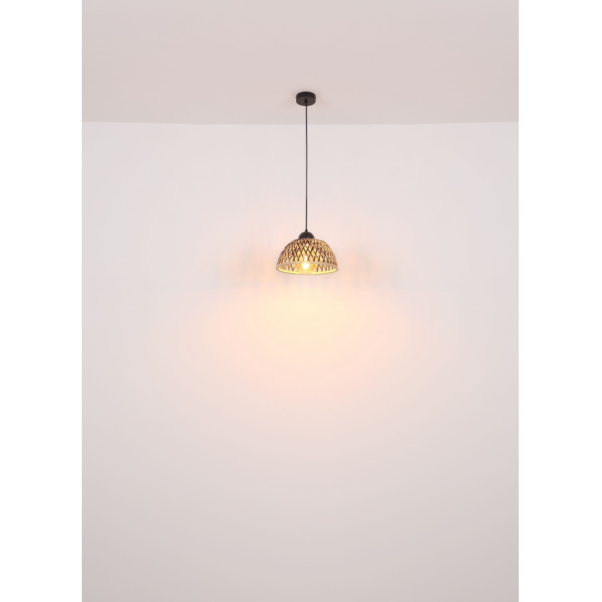 Globo - Lustra ar auklu 1xE27/15W/230V bambusa