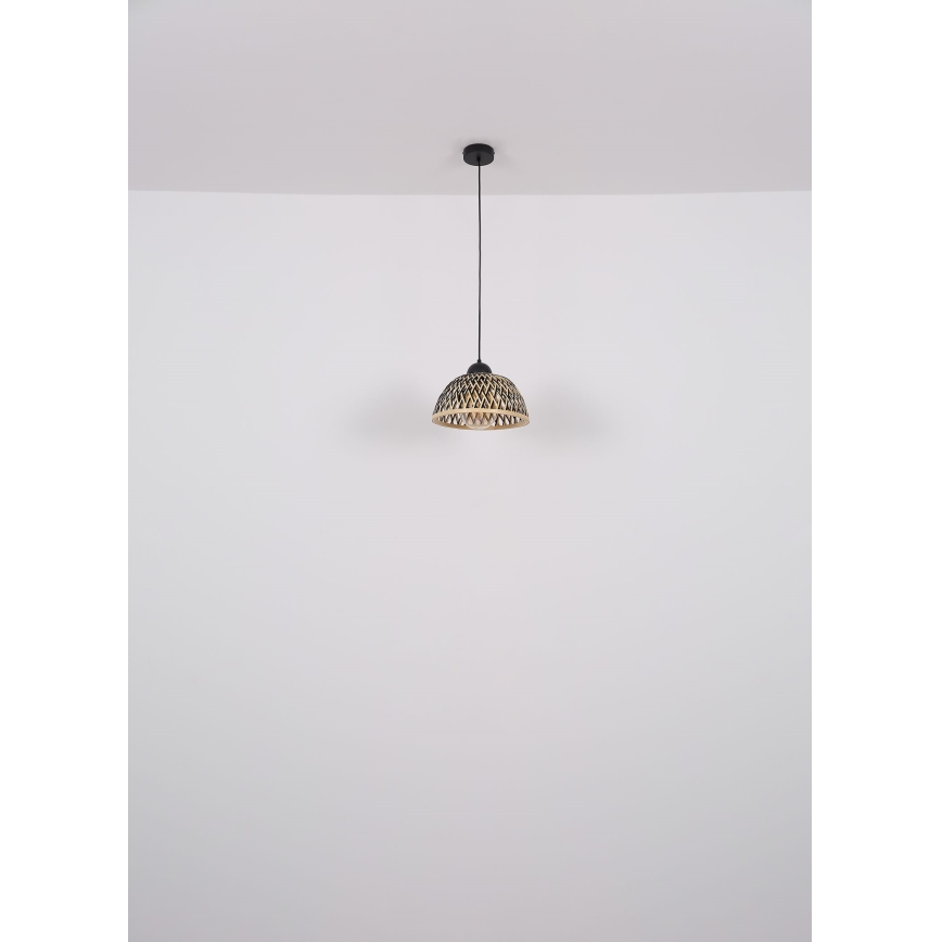 Globo - Lustra ar auklu 1xE27/15W/230V bambusa