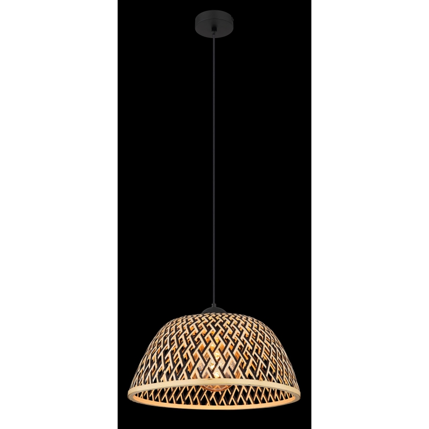 Globo - Lustra ar auklu 1xE27/15W/230V bambusa