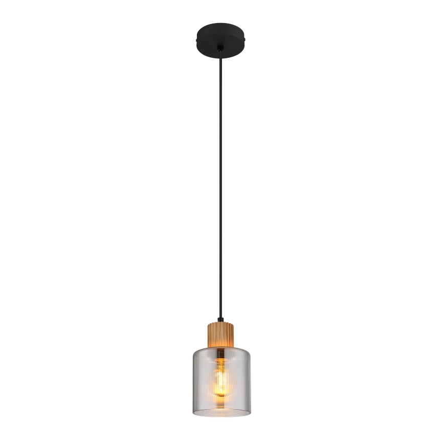 Globo - Lustra ar auklu 1xE27/25W/230V melna d. 12 cm