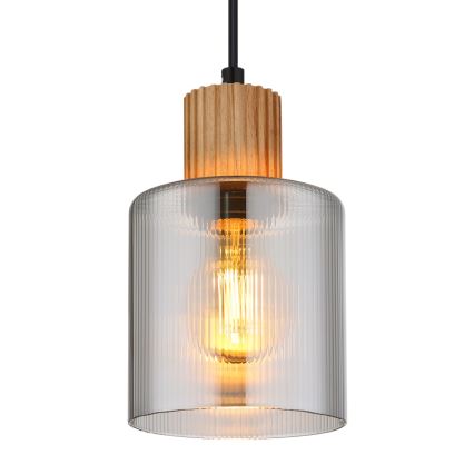 Globo - Lustra ar auklu 1xE27/25W/230V melna d. 12 cm