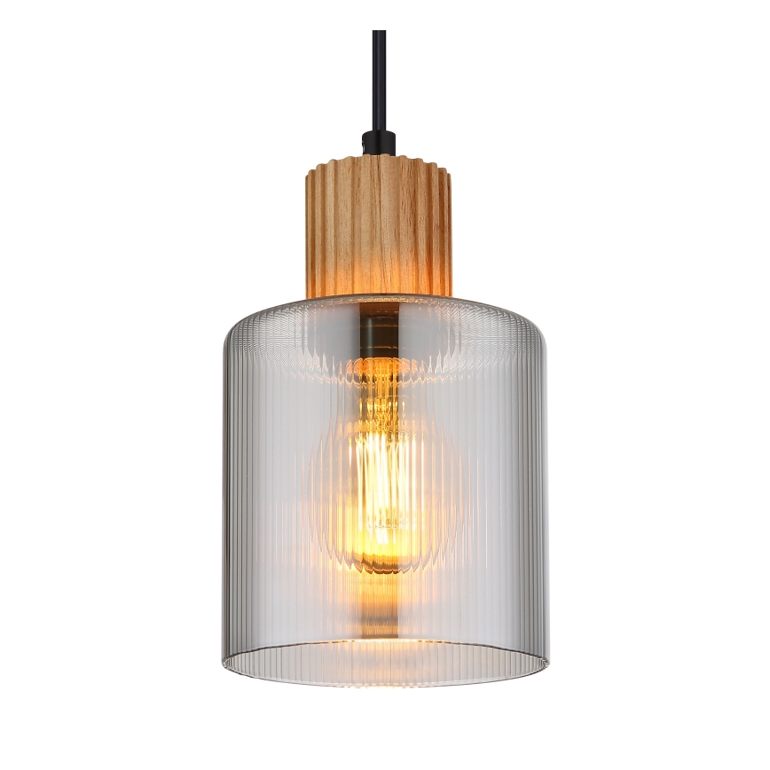 Globo - Lustra ar auklu 1xE27/25W/230V melna d. 12 cm