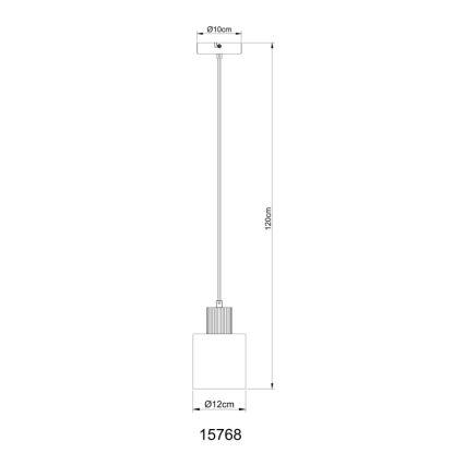 Globo - Lustra ar auklu 1xE27/25W/230V melna d. 12 cm