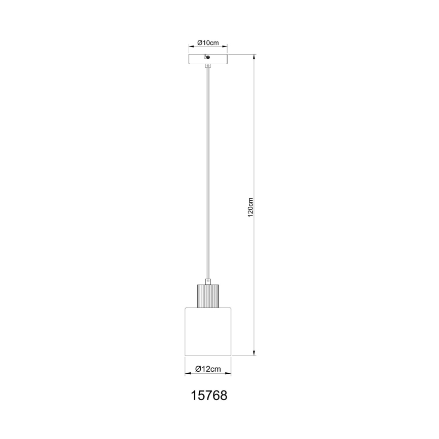 Globo - Lustra ar auklu 1xE27/25W/230V melna d. 12 cm