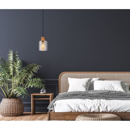 Globo - karājoša lustra ar kabeli 1xE27/25W/230V Ø 12 cm