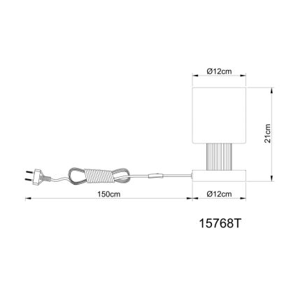 Globo - Galda lampa 1xE27/25W/230V