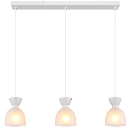 Globo - Lustra ar auklu 3xE14/40W/230V balta