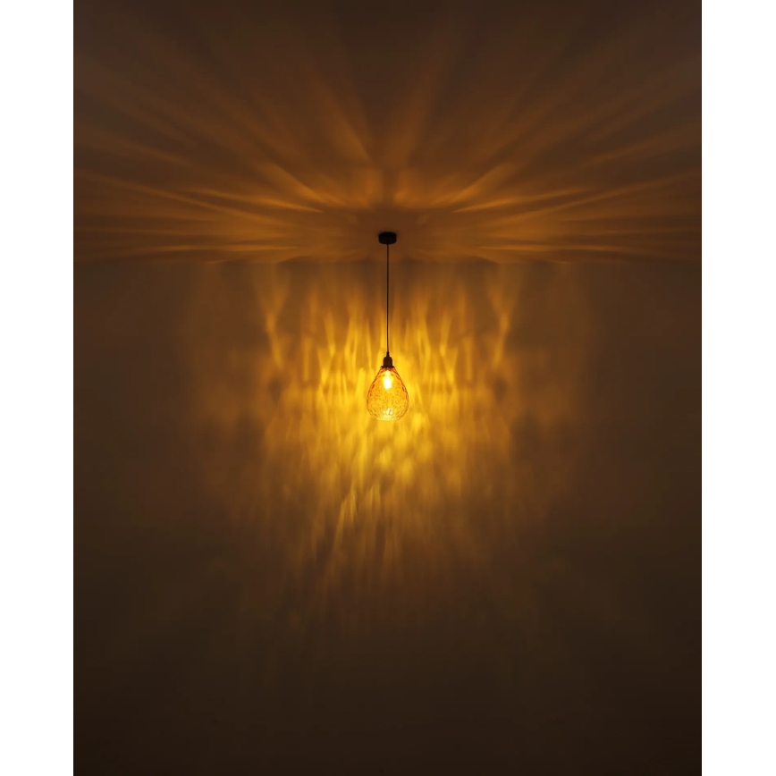 Globo - Lustra ar auklu 1xE27/60W/230V d. 21 cm oranža