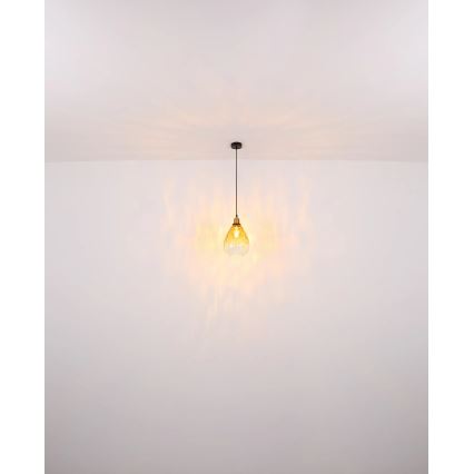 Globo - Lustra ar auklu 1xE27/60W/230V d. 21 cm oranža