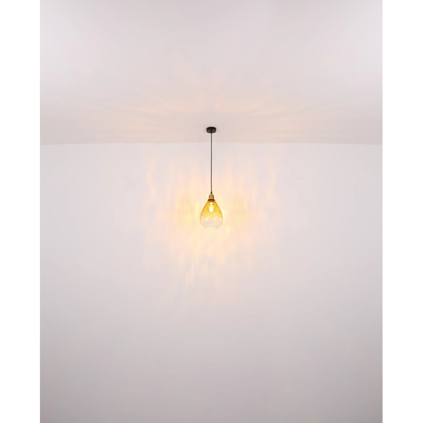 Globo - Lustra ar auklu 1xE27/60W/230V d. 21 cm oranža