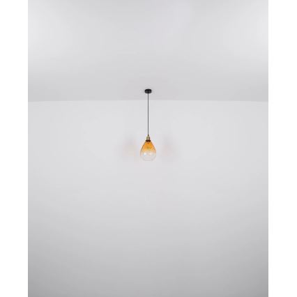 Globo - Lustra ar auklu 1xE27/60W/230V d. 21 cm oranža