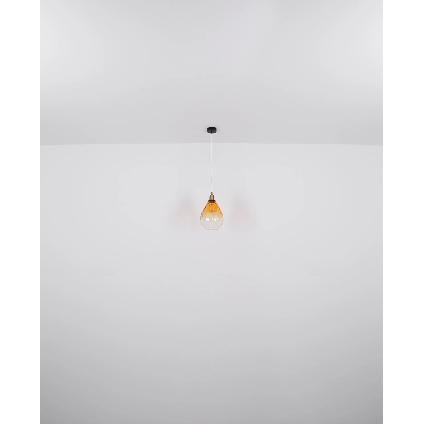 Globo - Lustra ar auklu 1xE27/60W/230V d. 21 cm oranža