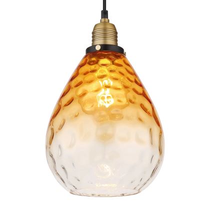 Globo - Lustra ar auklu 1xE27/60W/230V d. 21 cm oranža