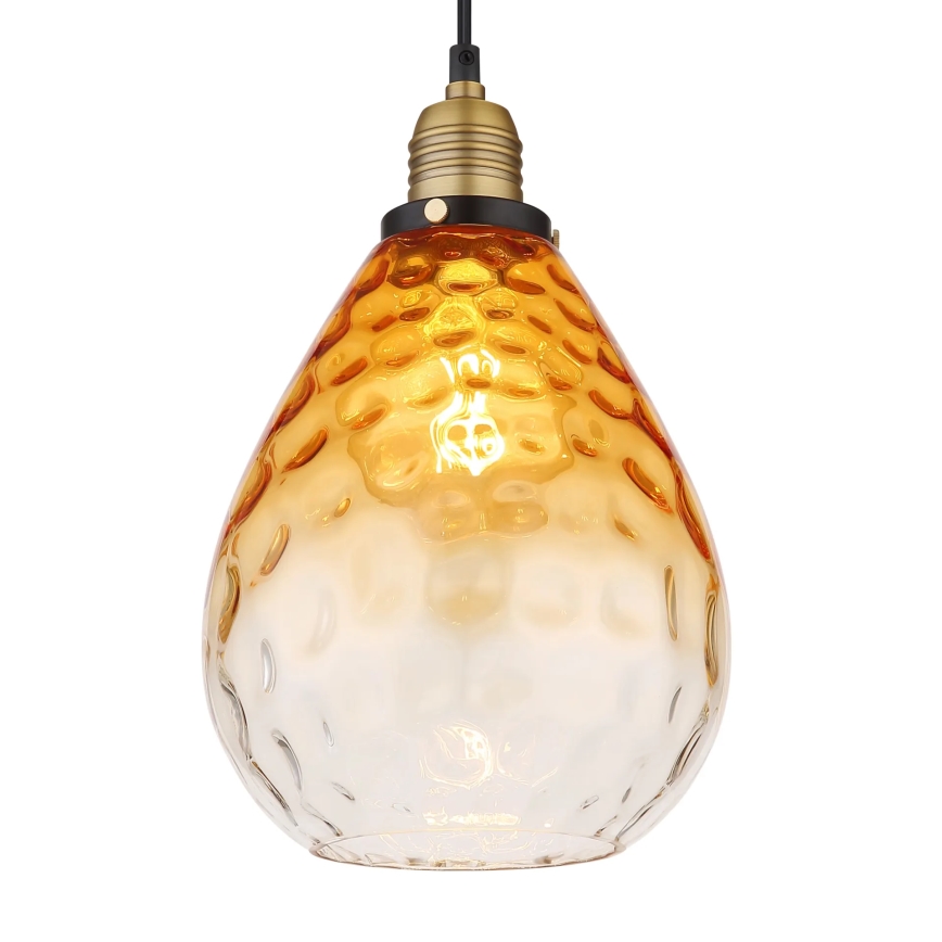 Globo - Lustra ar auklu 1xE27/60W/230V d. 21 cm oranža