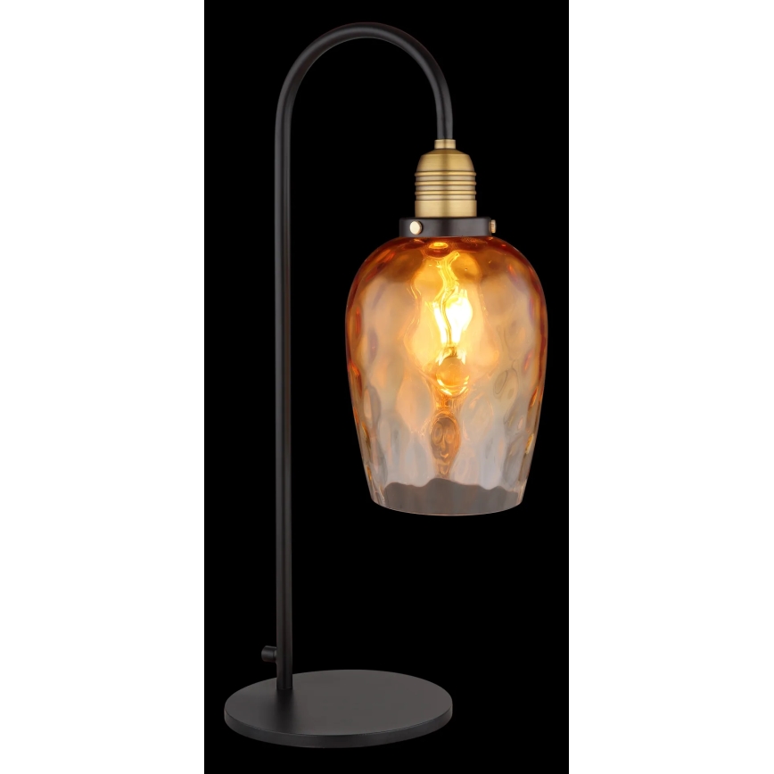 Globo - Galda lampa 1xE27/60W/230V oranža