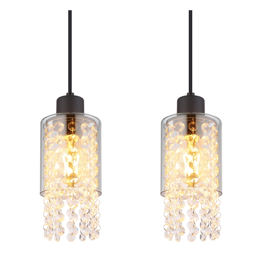 Globo - Lustra ar auklu 4xE27/40W/230V melna