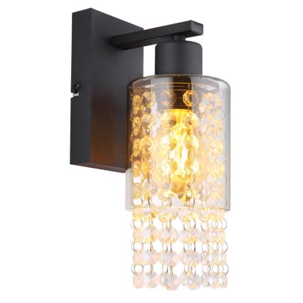 Globo - Sienas lampa 1xE27/40W/230V melna
