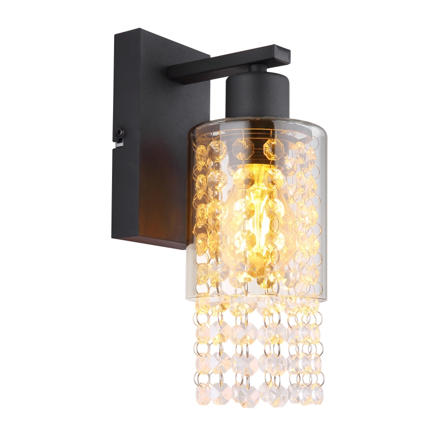 Globo - Sienas lampa 1xE27/40W/230V melna