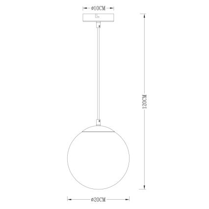 Globo - Lustra ar auklu 1xE27/40W/230V d. 20 cm
