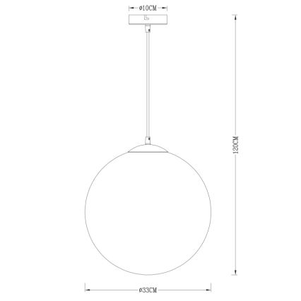 Globo - Lustra ar auklu 1xE27/40W/230V