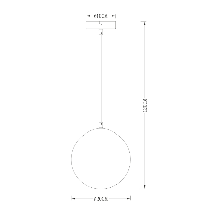 Globo - Lustra ar auklu 1xE27/40W/230V d. 20 cm