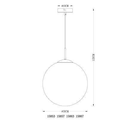 Globo - Lustra ar auklu 1xE27/40W/230V d. 30 cm