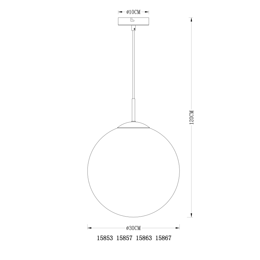 Globo - Lustra ar auklu 1xE27/40W/230V d. 30 cm