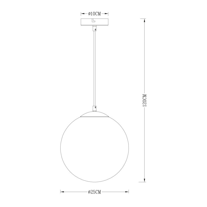 Globo - Lustra ar auklu 1xE27/40W/230V d. 25 cm
