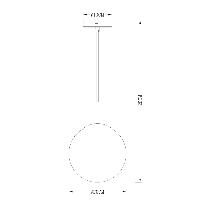 Globo - Lustra ar auklu 1xE27/40W/230V d. 20 cm