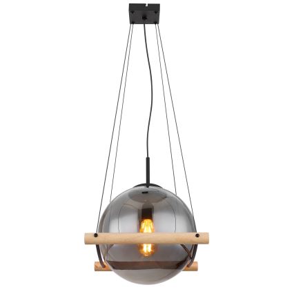 Globo - Lustra ar auklu 1xE27/15W/230V gumijkoks